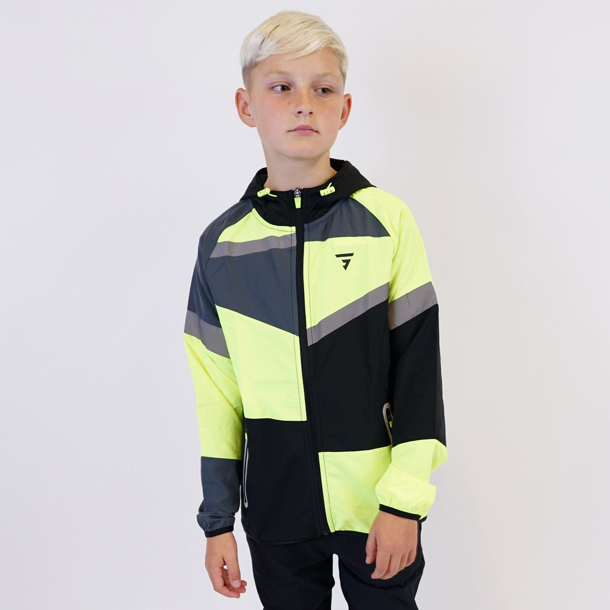 GRIID Panel Windrunner - Neon / Black (Junior)