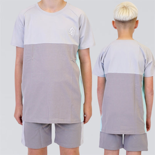 Gym King Contrast Set - Grey / Mint (Junior)