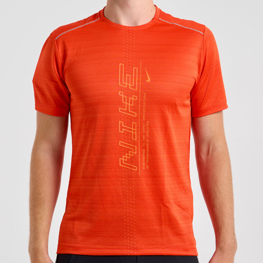 Nike Miler Graphic Tee Orange