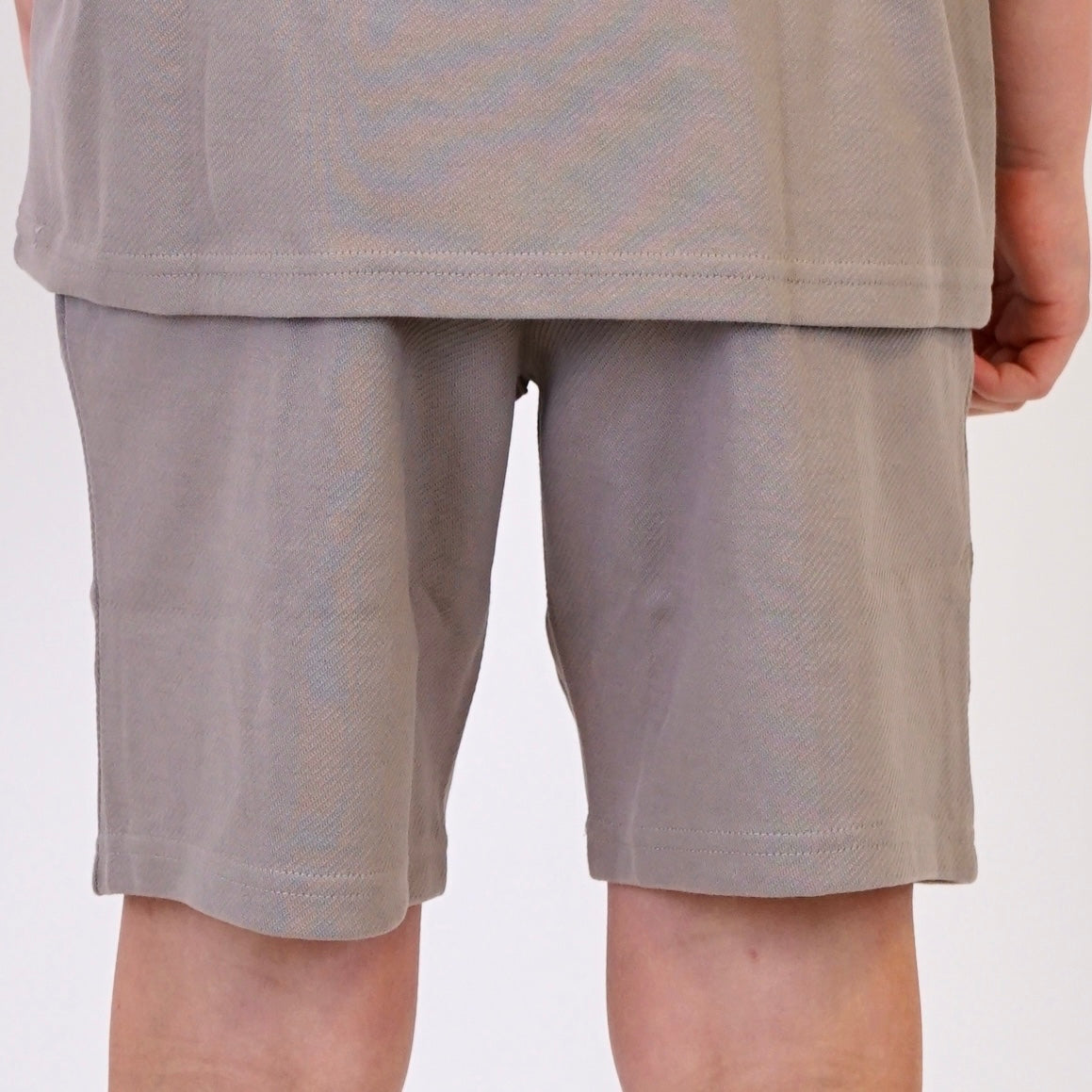 Gym King Zipped Polo Set - Beige (Junior)