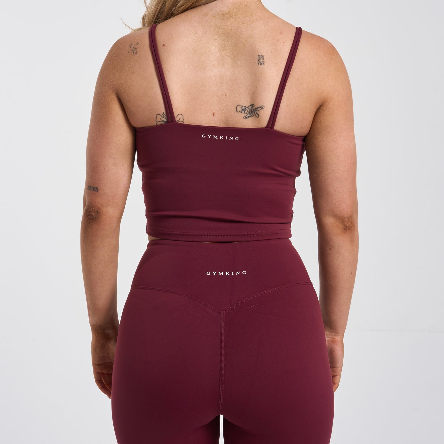 Gym King 365 Bra & Leggings  Set - Cherry