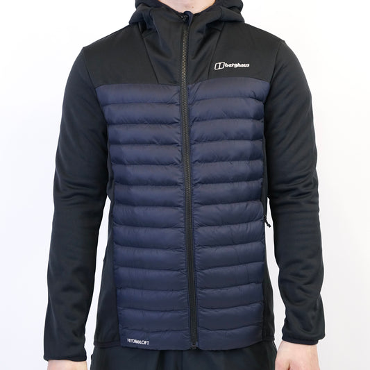 Berghaus Vaskye Hoodie Hybrid Jacket - Black / Grey