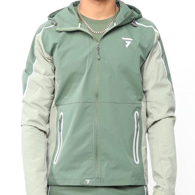 GRIID Reflect Set - Jacket & Shorts - Green