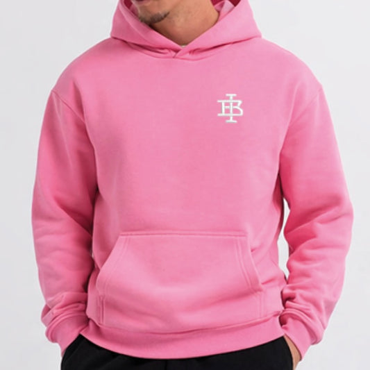 Bee Inspired Monogram Hoodie - Pink