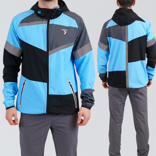 GRIID Panel Set - Windrunner & Bottoms -  Blue / Grey