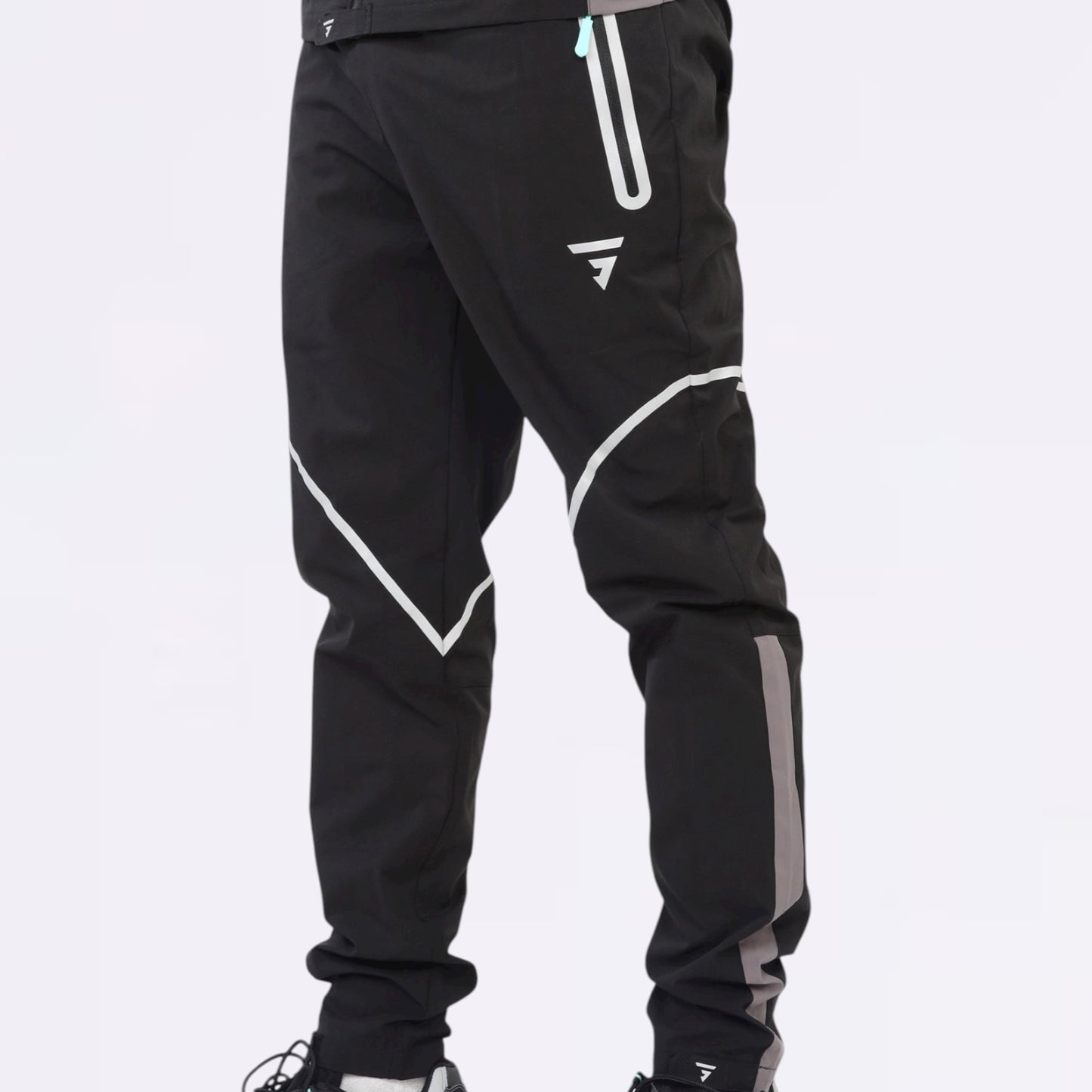 GRIID Reflect Joggers - Grey / Aqua