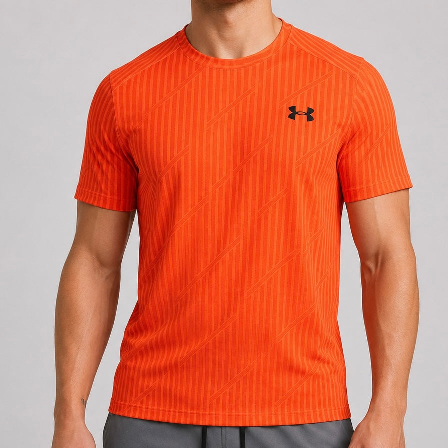Under Armour Vent Jacquard Tee - Orange