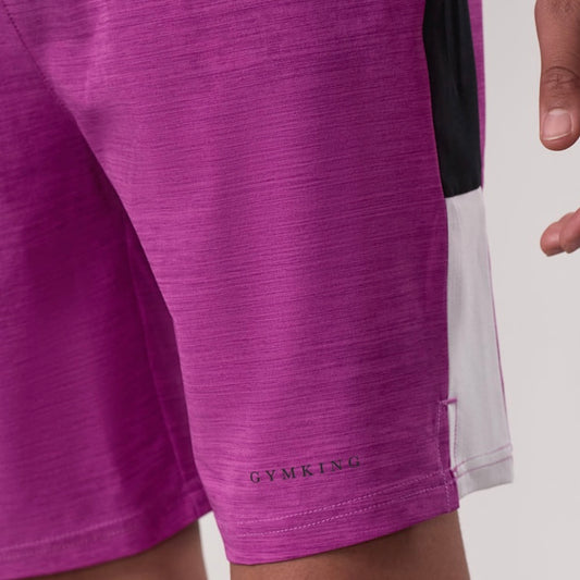 Gym King Vision Shorts - Purple (Junior)
