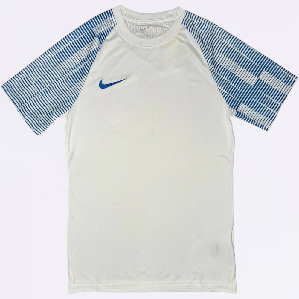 Nike Dri-Fit Academy Tee - White / Blue (Junior)