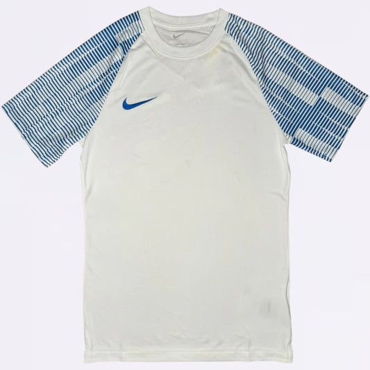 Nike Dri-Fit Academy Tee - White / Blue (Junior)