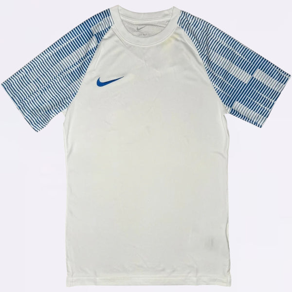 Nike Dri-Fit Academy Tee - White / Blue (Junior)