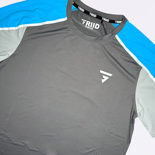 GRIID Reflect Tee - Grey / Blue