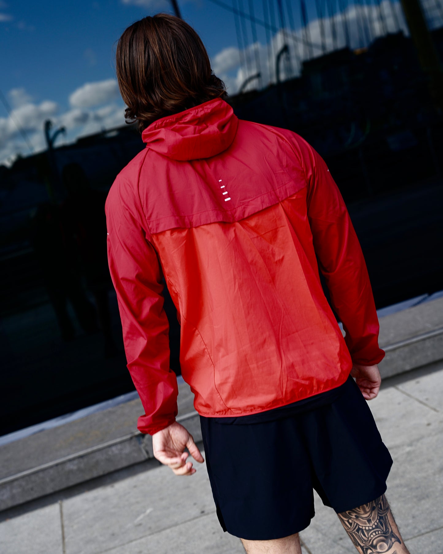 Nike Stride Windrunner 3 Piece Set - Crimson / Black