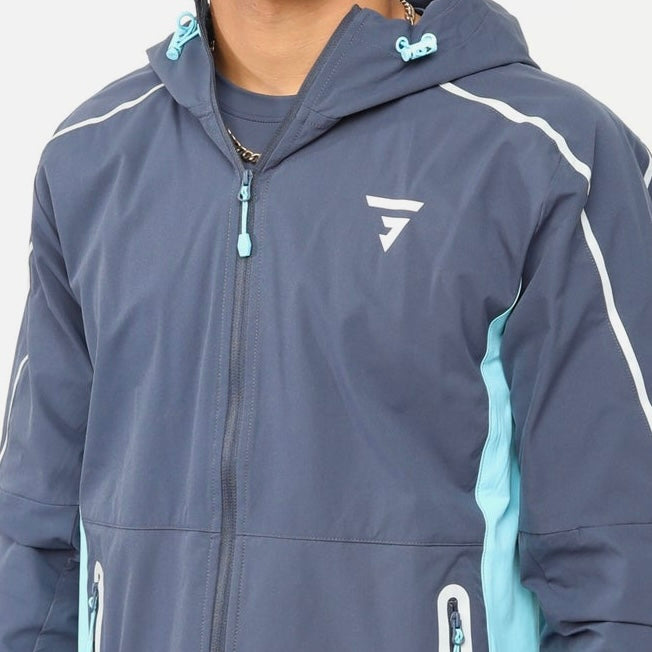 GRIID Reflect Set - Jacket & Shorts - Navy / Blue