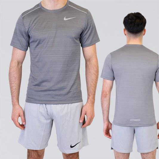 Nike Miler Set - Stone Grey / Grey