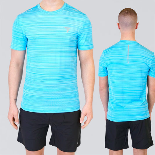 GRIID Flow Tee Set - Ice Blue / Black