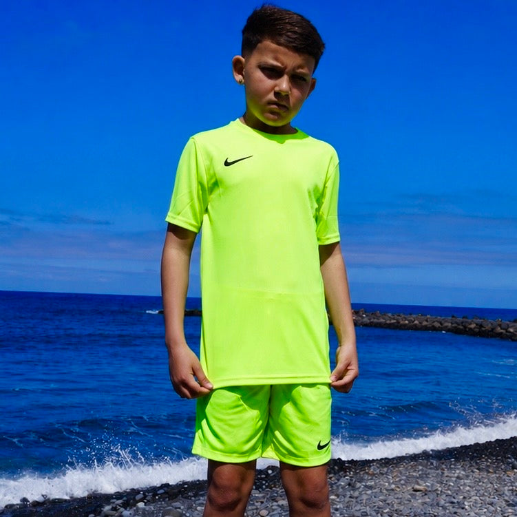 Nike Dri Fit Set - Volt (Junior)