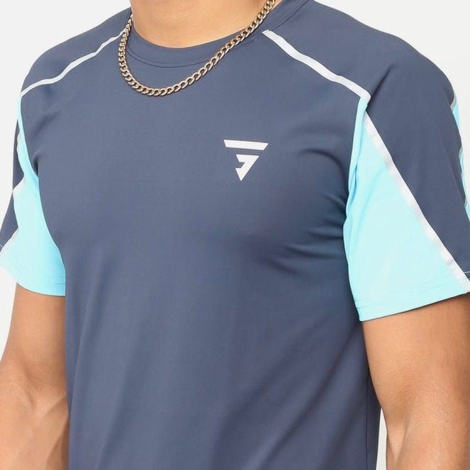 GRIID Reflect Set - T-shirt & Shorts - Navy / Blue