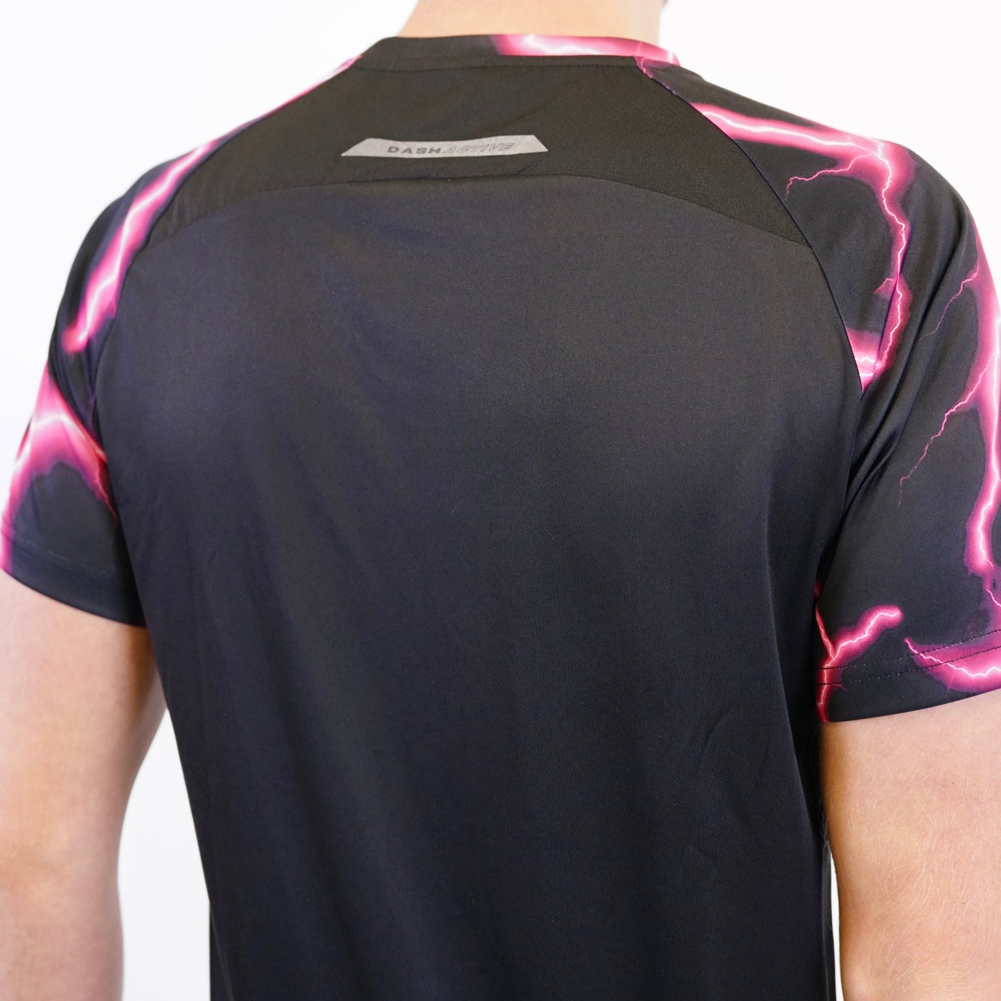 DASH Lightning Tee - Black / Pink