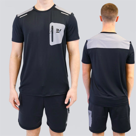 Envi Edge Tee Set - Black / Grey