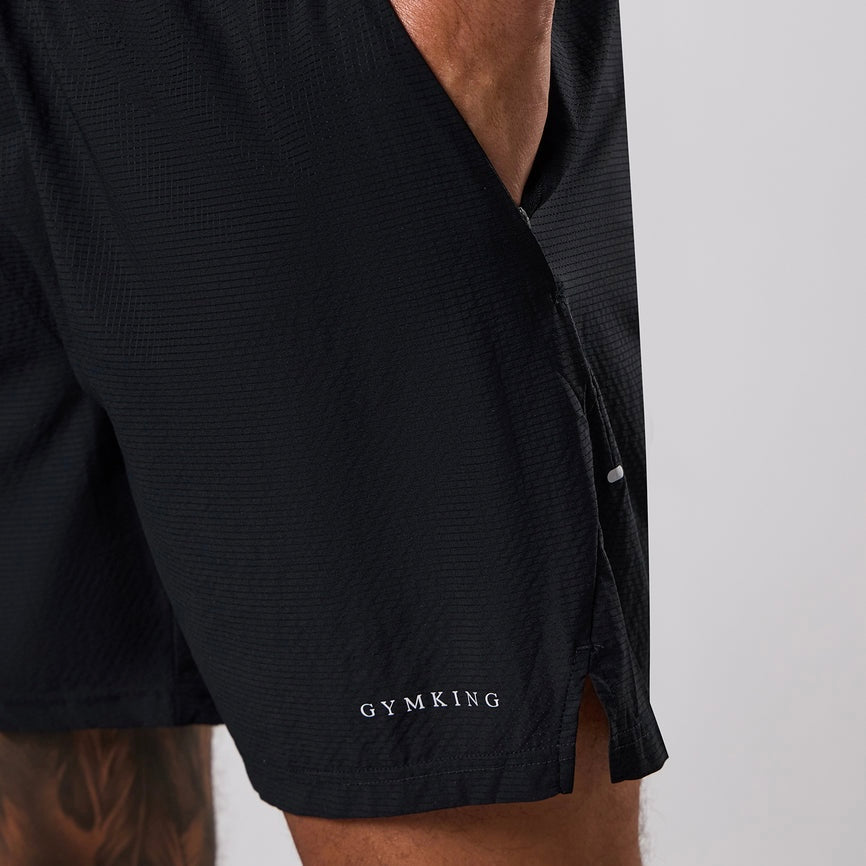 Gym King Energise Set - Tee & Shorts  - Urban Sage  / Black