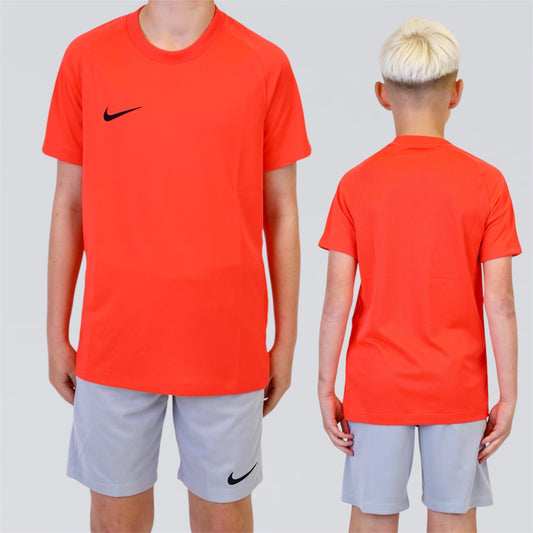 Nike Dri Fit Set - Crimson Red / Grey (Junior)
