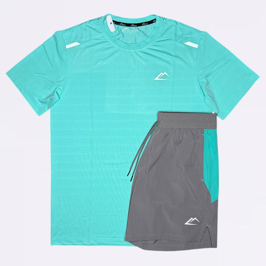 ActiveLine Storm Tee & Shorts Set - Hyper Turquoise