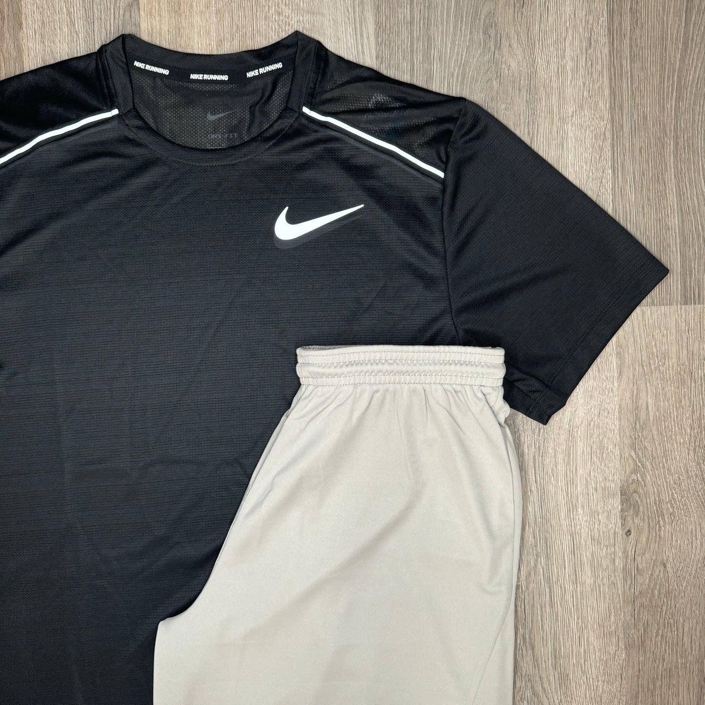 Nike Miler Dri-Fit Set Black Grey – RESTOCK3D