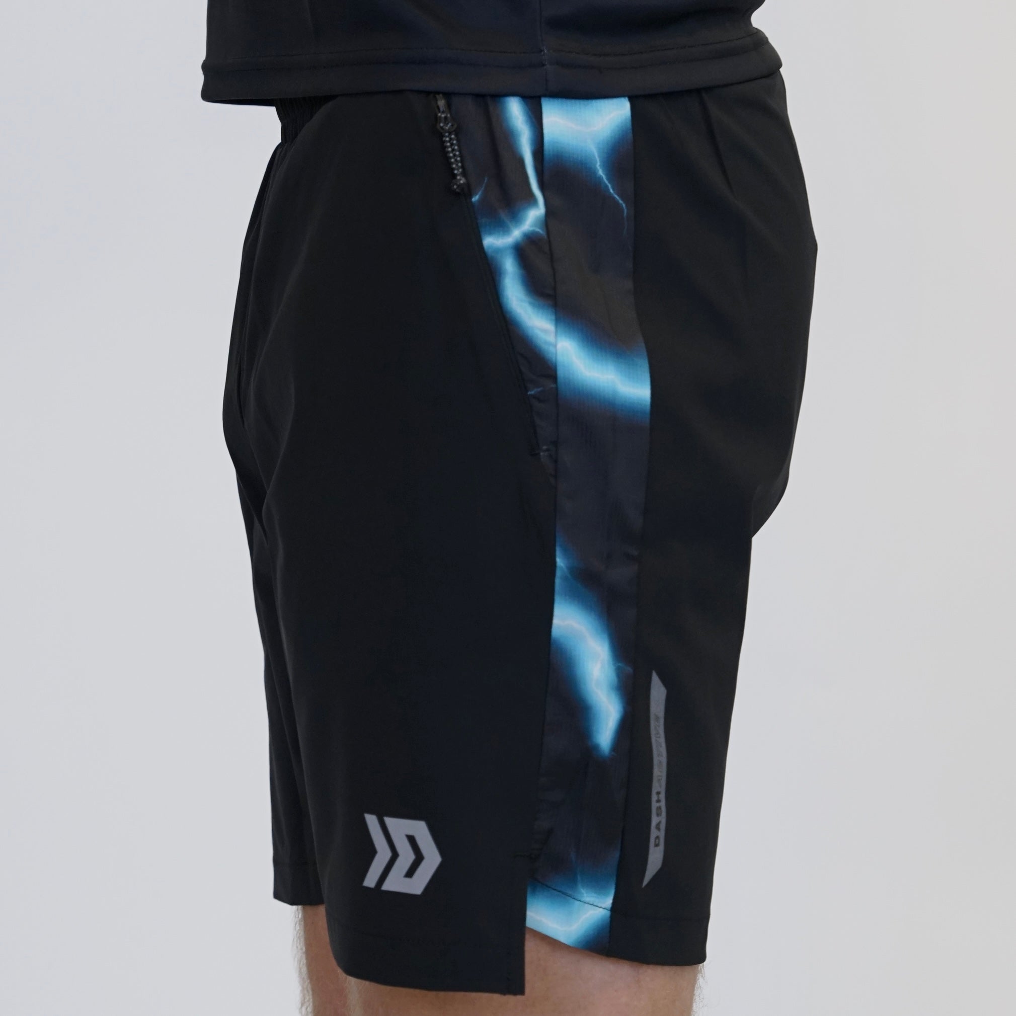 DASH Lightning Shorts Black / Blue
