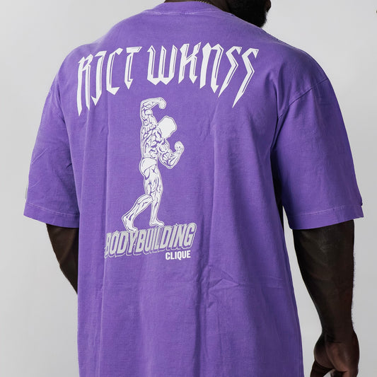 RJCT WKNSS Bodybulding Clique Tee - Purple