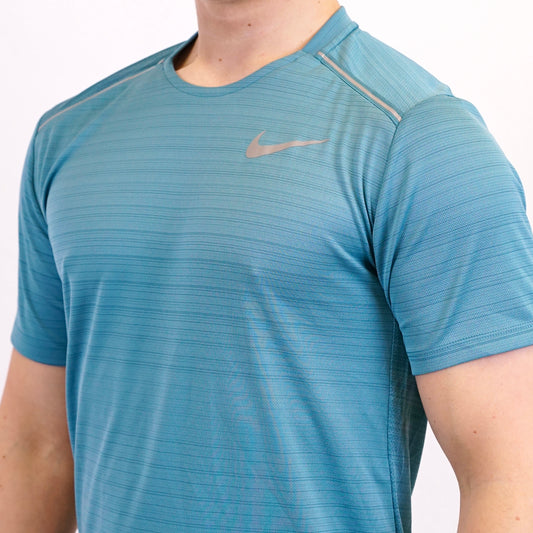 Nike Miler Tee Mineral Blue