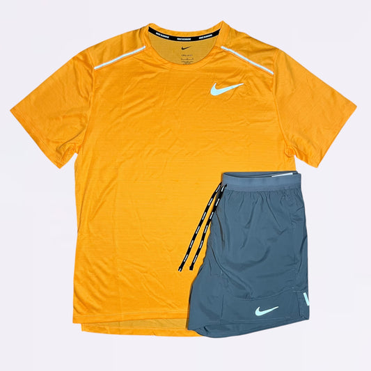 Nike Miler & Flex Set - Laser Orange / Grey