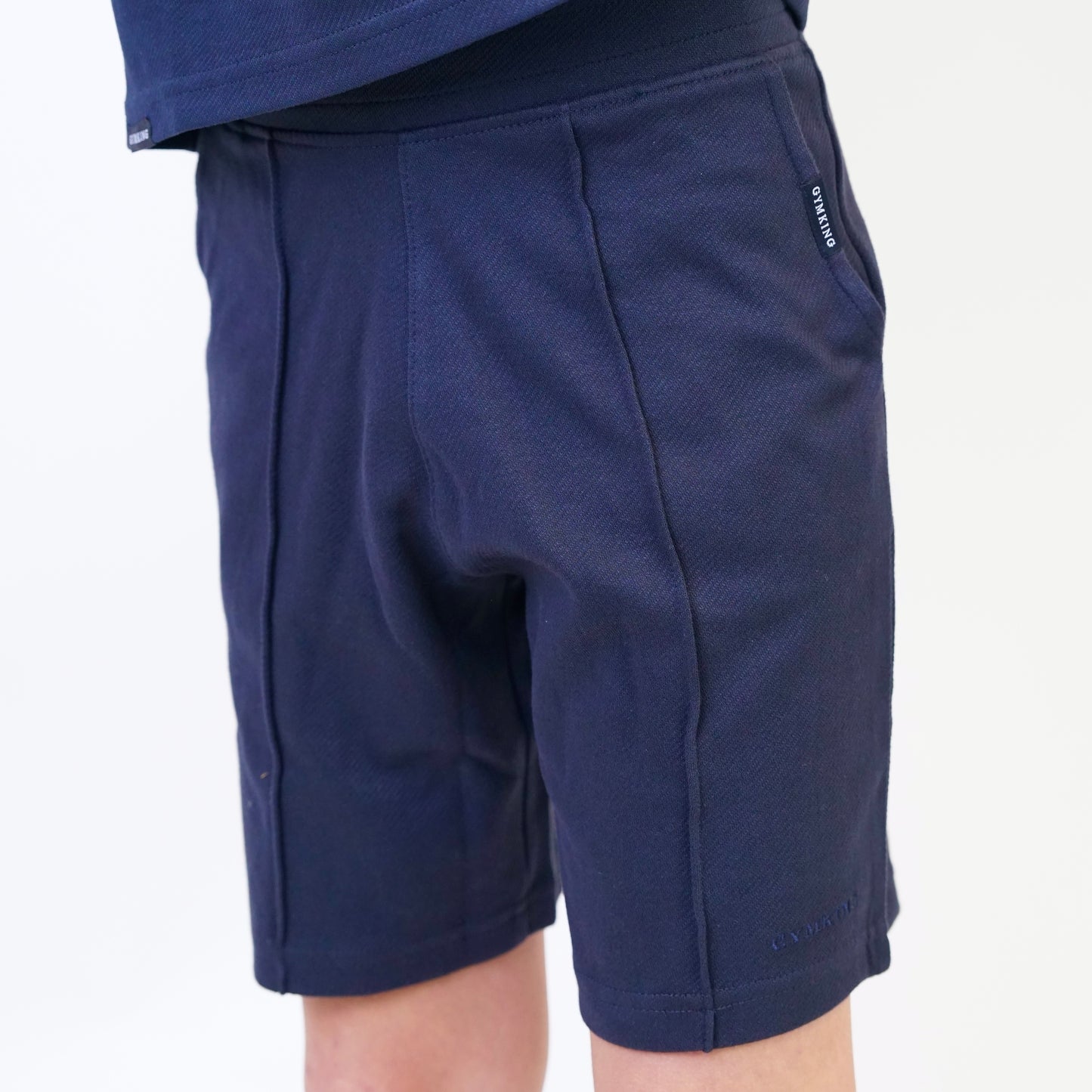 Gym King Zipped Polo Set - Navy (Junior)