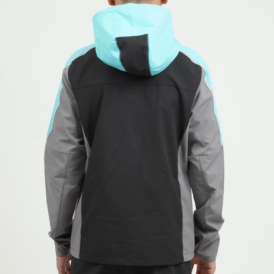 GRIID Reflect Jacket - Black/Aqua (Junior)