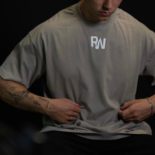 RJCT WKNSS Bodybulding Clique Tee - Stone Grey