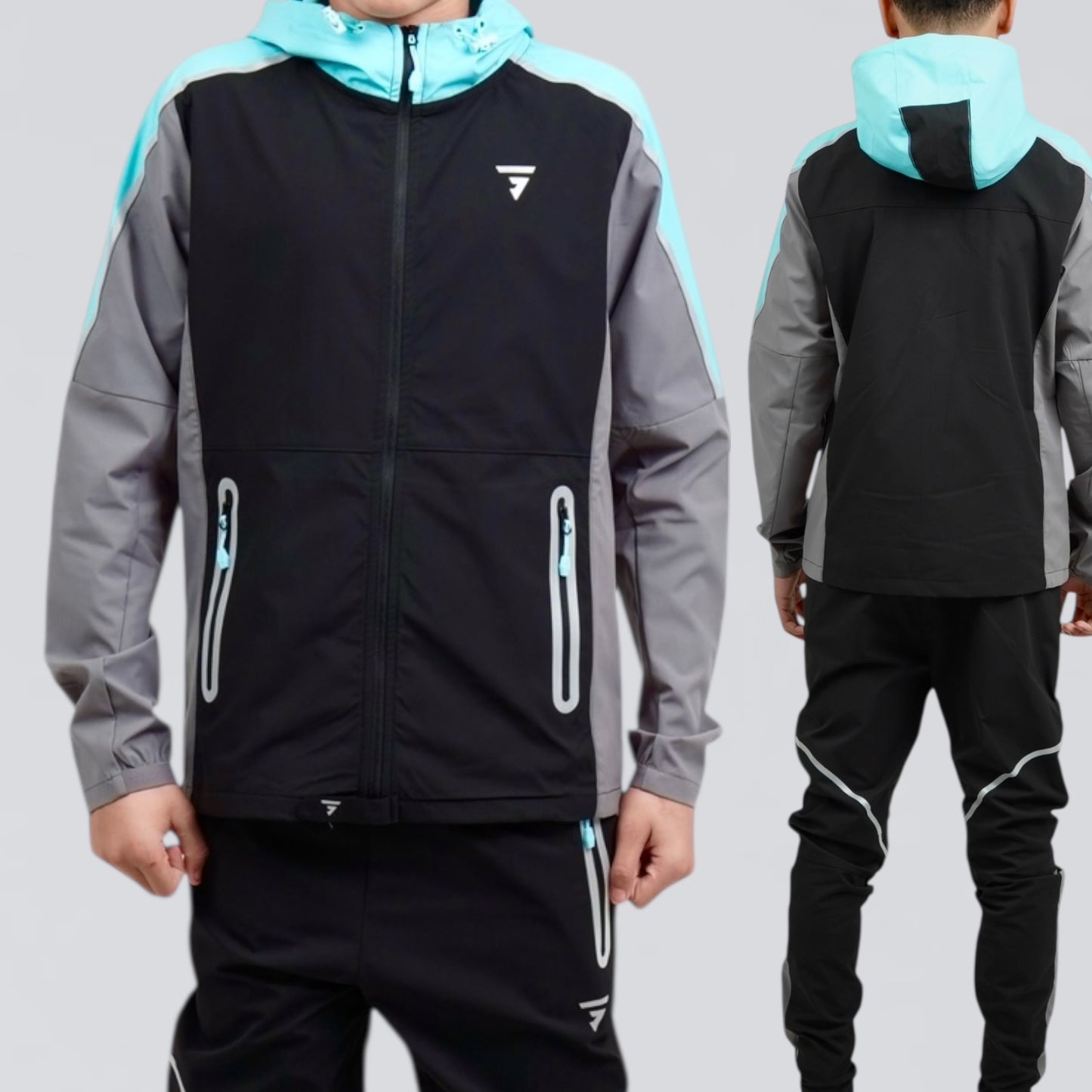 GRIID Reflect Set - Black/Aqua (Junior)