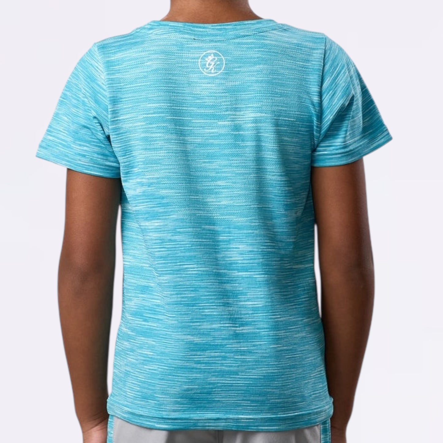 GymKing Kids Energy Space Dye Tee - Ocean Blue Multi