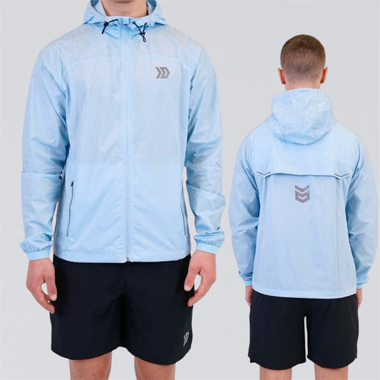 DASH Aura Windrunner & Shorts Set - Sky Blue / Black