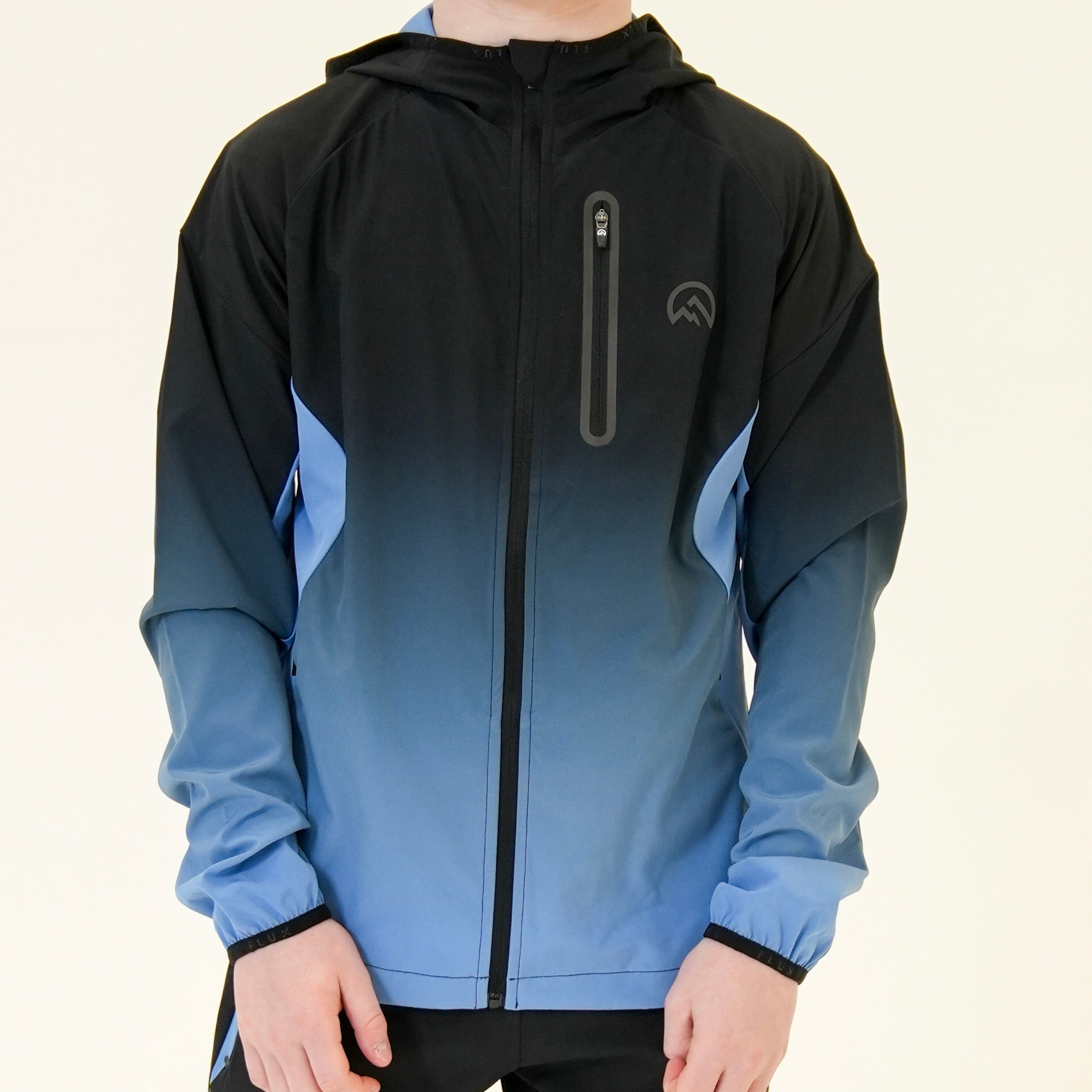 Flux Gradient Jacket - Black / Blue (Junior)