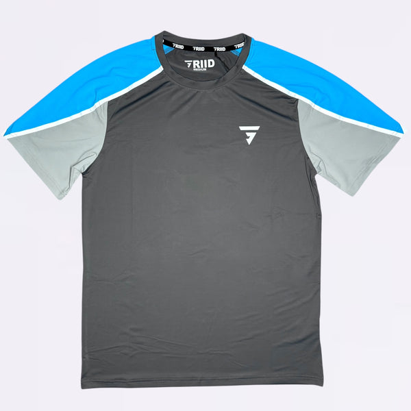 GRIID Reflect Tee - Grey / Blue