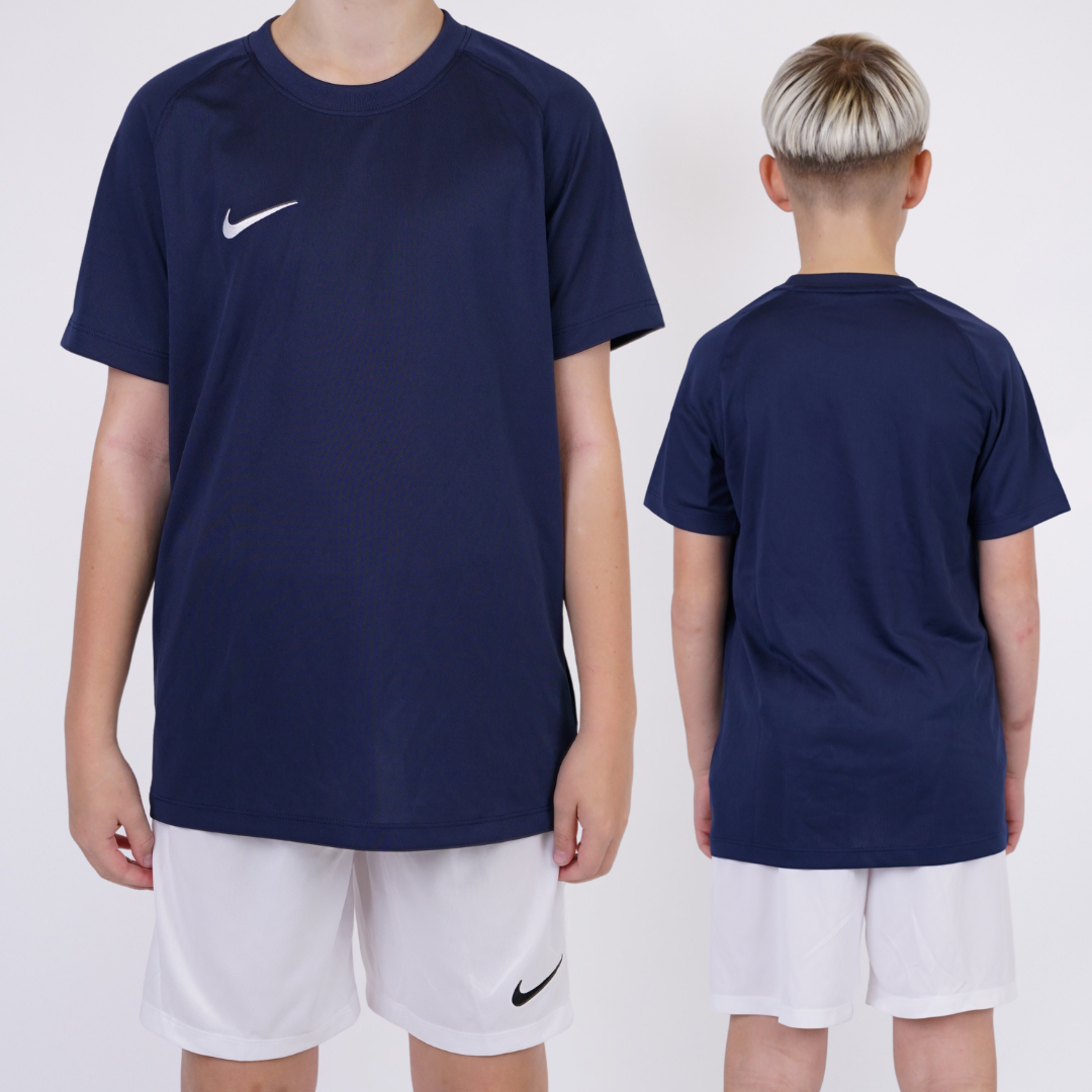 Nike Dri Fit Set - Navy / White (Junior)