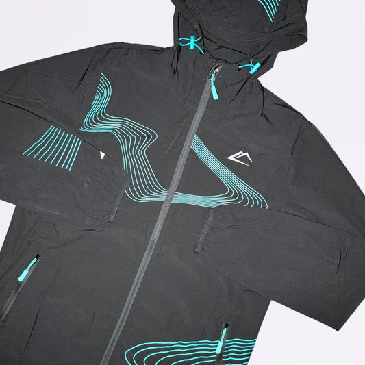 ActiveLine Wave Windrunner  - Black / Turquoise