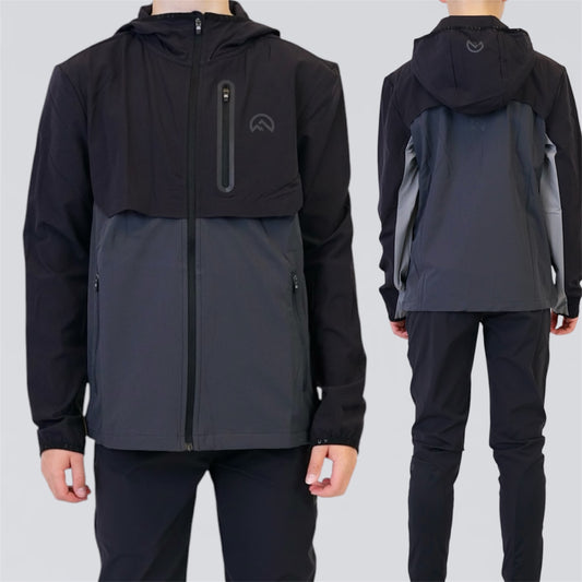 Flux Versatility & Running Set - Black / Dark Grey (Junior)