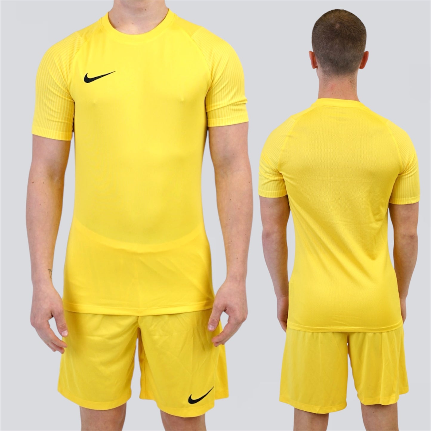 Nike Dri-Fit Academy 2.0 Set - Tee & Shorts - Yellow