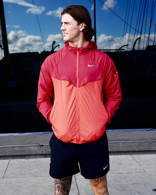 Nike Stride Windrunner 3 Piece Set - Crimson / Black