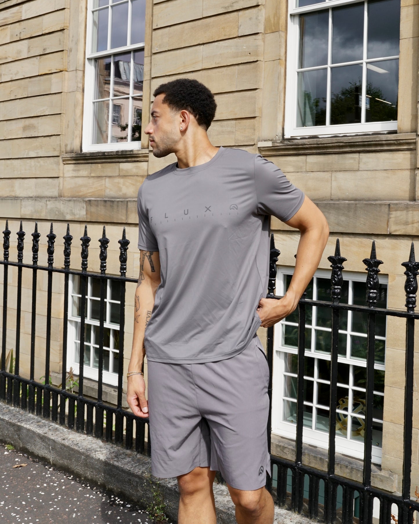 Flux Versatility 3 Piece Shorts Set - Grey