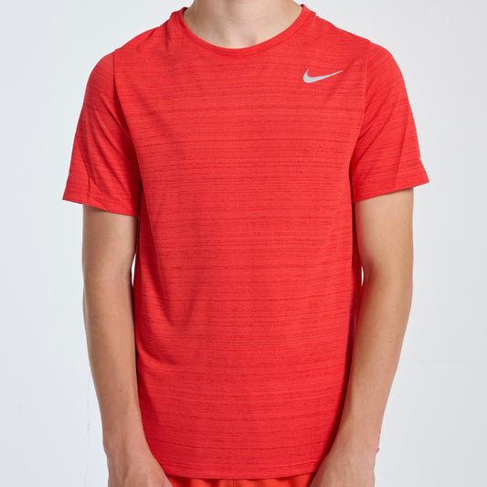 Nike Miler Set - Tee & Shorts - Picante Red (Junior)