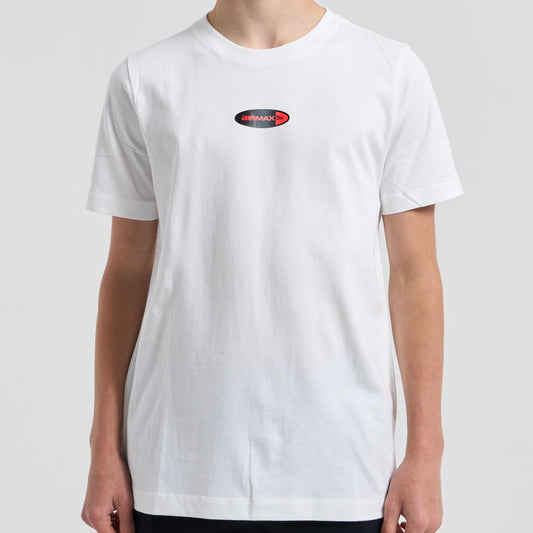 Nike DN Tee - White / Crimson (Junior)