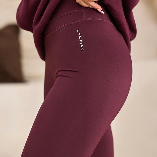 GymKing Knockout Legging - Dark Cherry