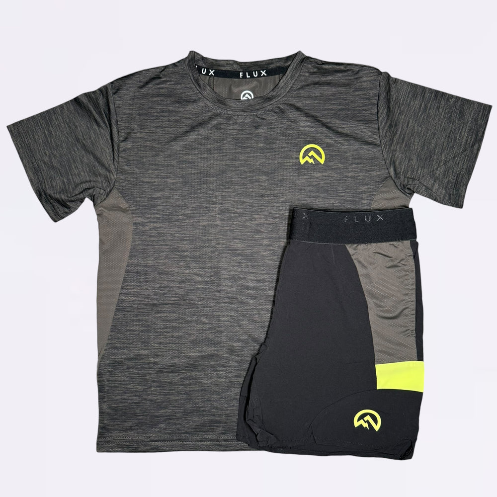 Flux Panel & Curve Set - Black / Neon (Junior)